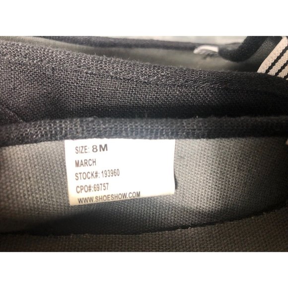 Aloha Island Shoes Woman’s Black Size 8  Casual Canvas Sneeker - Picture 6 of 9